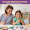 Bead Pets Kit, Bead Pets Crafts for Kids with Video Tutorials, Bead Pet Keychain Includes Beads, Instruction, Cording, Keychains, Needles, Storage Box, Beads Art Crafts for Beginners